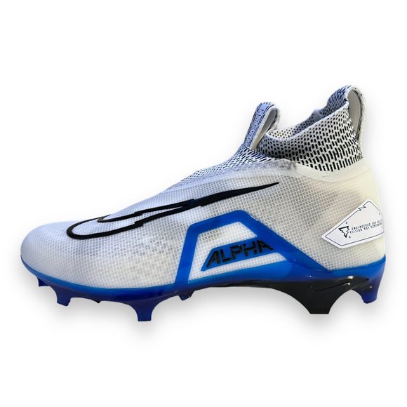 Nike Alpha Menace Elite 3 Football Cleats Ghost Laces CT6648-101 Size 8 - Picture 1 of 9